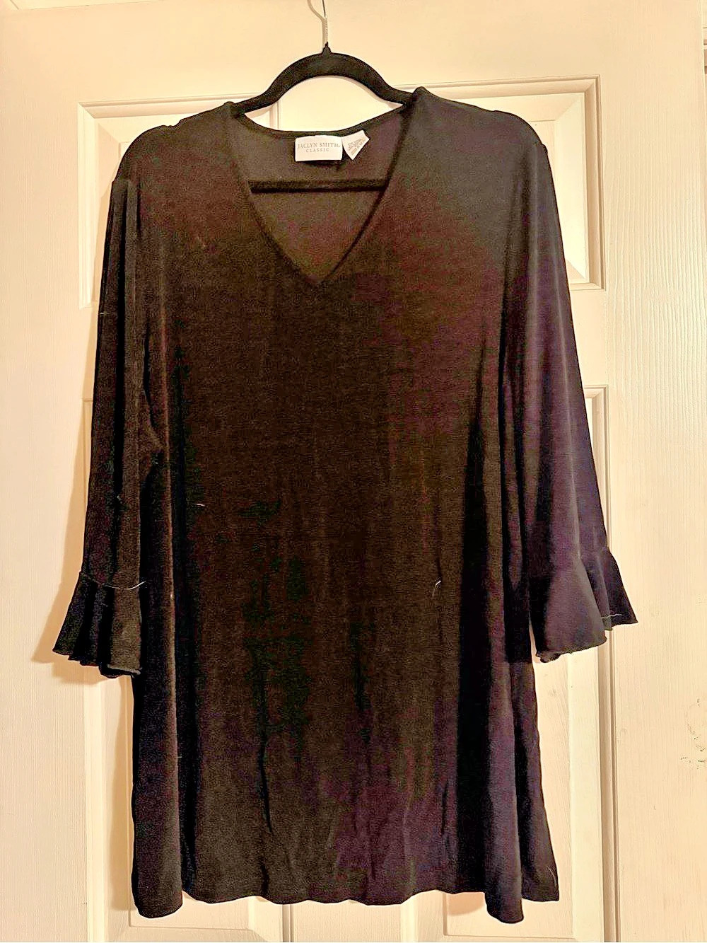 Jaclyn Smith Black Mini Dress
